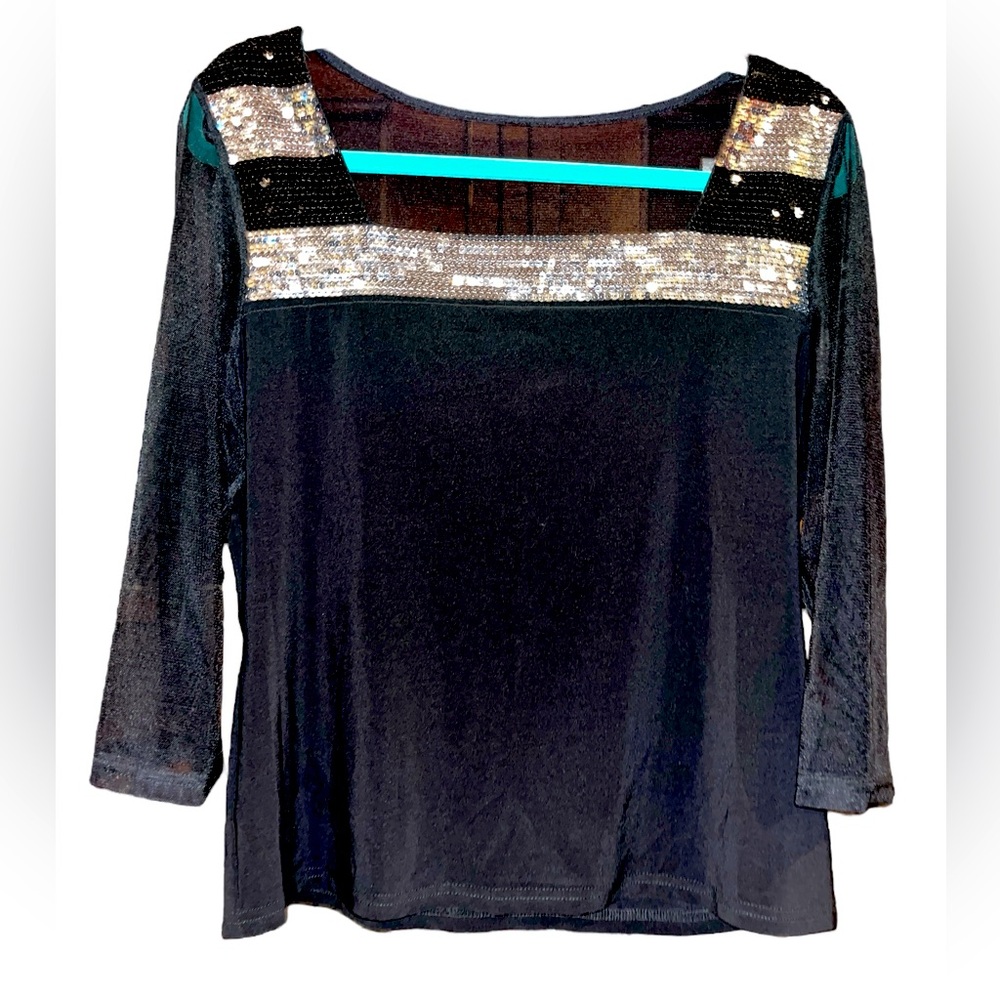 Joseph Ribkoff - sequin top